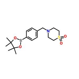 4-((1,1-二氧代硫代吗啡林)甲基苯硼酸频哪醇酯