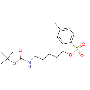 TER叔丁基N-[5-（甲苯氧基）戊基]氨基甲酸酯,TERT-BUTYL N-[5-(TOSYLOXY)PENTYL]CARBAMATE