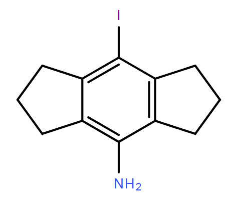 8-碘-1,2,3,5,6,7-六氢-S-INDACEN-4-胺,s-Indacen-4-amine, 1,2,3,5,6,7-hexahydro-8-iodo-