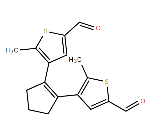 4,4-(环戊二烯-1-烯-1,2-叉基)二(5-甲基噻吩-2-甲醛),4,4'-(cyclopent-1-ene-1,2-diyl)bis(5-methylthiophene-2-carbaldehyde)