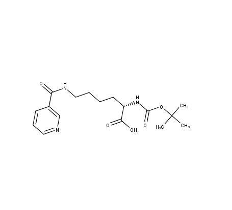 (2S)-2-{[(tert-butoxy)carbonyl]amino}-6-[(pyridin-3-yl)formamido]hexanoic acid