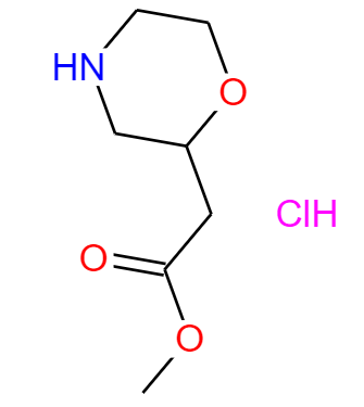 2-吗啉乙酸甲酯盐酸盐,METHYL 2-(MORPHOLIN-2-YL)ACETATE HCL