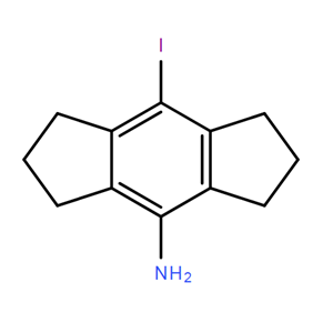 8-碘-1,2,3,5,6,7-六氢-S-INDACEN-4-胺,s-Indacen-4-amine, 1,2,3,5,6,7-hexahydro-8-iodo-