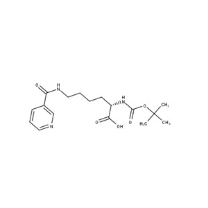 (2S)-2-{[(tert-butoxy)carbonyl]amino}-6-[(pyridin-3-yl)formamido]hexanoic acid