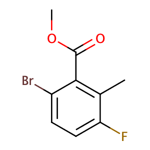 6-溴-3-氟-2-甲基苯甲酸甲酯,methyl 6-bromo-3-fluoro-2-methylbenzoate