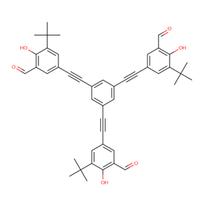 5,5',5''-(benzene-1,3,5-triyltris(ethyne-2,1-diyl))tris(3-tert-butyl-2-hydroxybenzaldehyde)