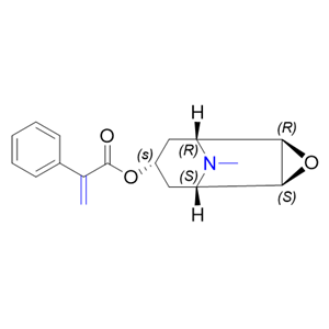 噻托溴铵杂质17,(1R,2R,4S,5S,7s)-9-methyl-3-oxa-9-azatricyclo[3.3.1.02,4]nonan-7-yl 2-phenylacrylate