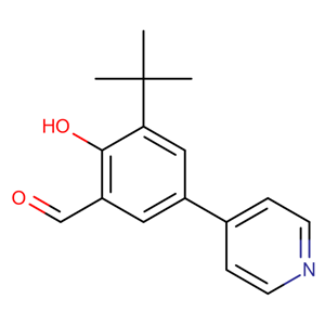 3-(叔丁基)-2-羥基-5-(吡啶-4-基)苯甲醛