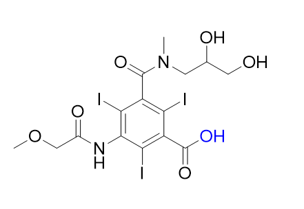 碘普罗胺杂质18,3-((2,3-dihydroxypropyl)(methyl)carbamoyl)-2,4,6-triiodo-5-(2- methoxyacetamido)benzoic acid