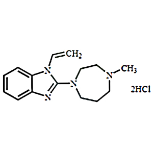 2-（六氢化-4-甲基-1H-1,4-二氮杂卓-1-基）-1-乙烯基-苯并咪唑,Emedastine EP Impurity D DiHCl