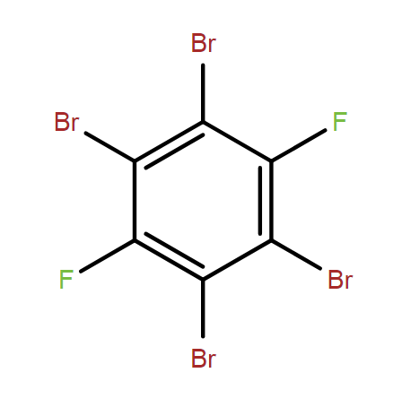 1,2,4,5-四溴-3,6-二氟苯,Benzene, 1,2,4,5-tetrabromo-3,6-difluoro-