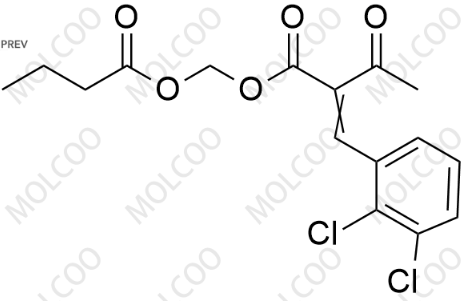 丁酸氯维地平杂质,2-(2',3'-dichloro-benzylidene)-3-oxo-butyricacidbutyryloxymethylester