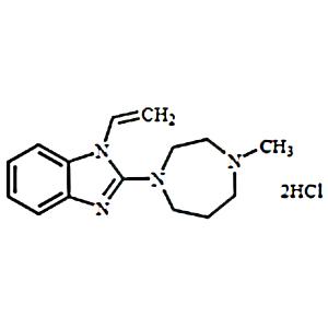 2-（六氢化-4-甲基-1H-1,4-二氮杂卓-1-基）-1-乙烯基-苯并咪唑