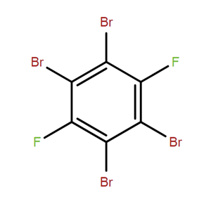 1,2,4,5-四溴-3,6-二氟苯,Benzene, 1,2,4,5-tetrabromo-3,6-difluoro-