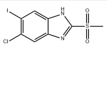 5-氯-6-碘-2-(甲基磺酰基)-1H-苯并[D]咪唑,6-chloro-5-iodo-2-(Methylsulfonyl)-1H-benziMidazole