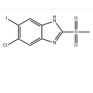 5-氯-6-碘-2-(甲基磺酰基)-1H-苯并[D]咪唑,6-chloro-5-iodo-2-(Methylsulfonyl)-1H-benziMidazole