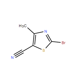 2-溴-4-甲基噻唑-5-甲腈