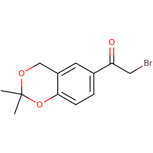 2-溴-1-(2,2-二甲基-4H-苯并[d][1,3]二氧杂环己烯-6-基)乙酮