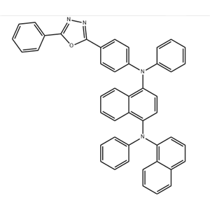 1,4-Naphthalenediamine, N1-1-naphthalenyl-N1,N4-diphenyl-N4-[4-(5-phenyl-1,3,4-oxadiazol-2-yl)phenyl]-