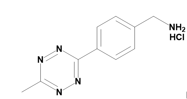 (4-(6-methyl-1,2,4,5-tetrazin-3-yl)phenyl)methanamine hydrochloride