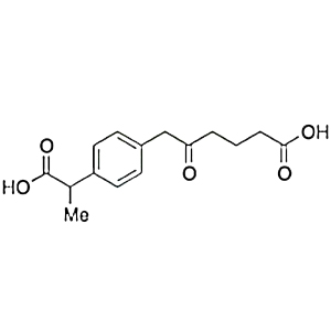 洛索洛芬钠杂质D,4-(1-Carboxyethyl)-δ-oxo-benzenehexanoic Acid