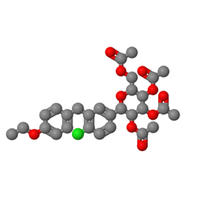 (2R,3R,4R,5S,6S)-2-(乙酰氧基甲基)-6-(4-氯-3-(4-乙氧基苄基)苯基)四氢-2H-吡喃-3,4,5-三乙酸酯,D-Glucitol, 1,5-anhydro-1-C-[4-chloro-3-[(4-ethoxyphenyl)Methyl]phenyl]-, tetraacetate, (1S)-