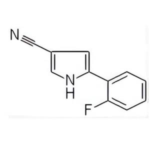 5-(2-氟苯基)-1H-吡咯-3-甲腈,5-(2-Fluorophenyl)-1H-pyrrole-3-carbonitrile