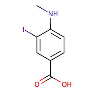 3-碘-4-(甲基氨基)苯甲酸,3-Iodo-4-(MethylaMino)benzoic acid