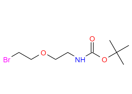 叔丁氧羰基-二聚乙二醇-溴代,t-boc-N-amido-PEG2-bromide