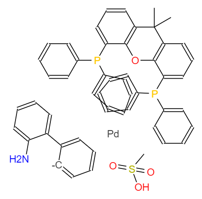 甲烷磺酸[9,9-二甲基-4,5-双(二苯基膦)呫吨] [2'-氨基-1,1'-联苯]钯（II）二氯甲烷加合物,XantPhos Pd G3