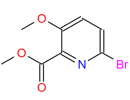 6-溴-3-甲氧基吡啶甲酸甲酯,Methyl 6-broMo-3-Methoxypicolinate