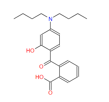 4-二丁基酮酸,2-[4-(Dibutylamino)-2-hydroxybenzoyl]benzoic acid