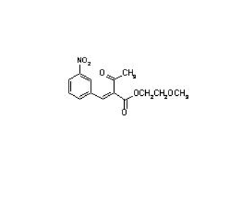 3-硝基苯叉基乙酰乙酸甲氧乙酯,2-Methoxyethyl 2-[(3-nitrophenyl)methylene]acetoacetate