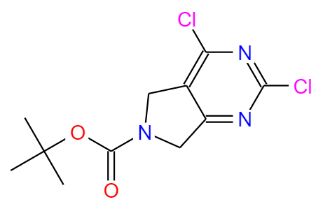 N-BOC-2,4-二氯-6,7-二氢-5H-吡咯并[3,4-D]嘧啶,tert-butyl 2,4-dichloro-5,7-dihydro-6H-pyrrolo[3,4-d]pyrimidine-6-carboxylate