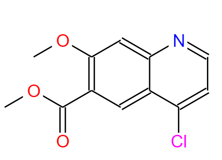 4-氯-7-甲氧基喹啉-6-羧酸甲酯,methyl 4-chloro-7-methoxyquinoline-6-carboxylate