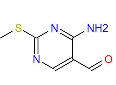 4-氨基-2-甲巯基嘧啶-5-甲醛,4-AMINO-2-METHYLTHIO-PYRIMIDINE-5-CARBALDEHYDE
