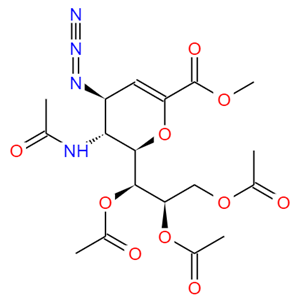 5-乙酰氨基-7,8,9-O-三乙酰基-2,6-脱水-4-叠氮-3,4,5-三脱氧-D-甘油-D-半乳-2-壬烯酸甲酯,Methyl5-acetaMido-7,8,9-O-triacetyl-2,6-anhydro-4-azido-3,4,5-trideoxy-D-glycero-D-galacto-non-2-enonate