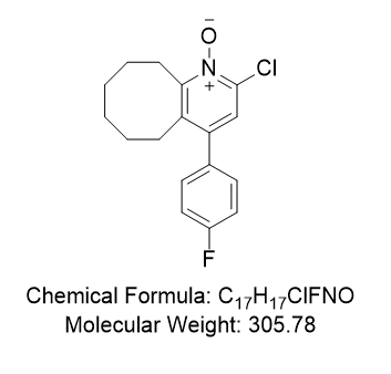 布南色林杂质08,2-chloro-4-(4-fluorophenyl)-5,6,7,8,9,10-hexahydrocycloocta[b]pyridine 1-oxide