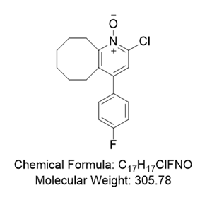 布南色林杂质08,2-chloro-4-(4-fluorophenyl)-5,6,7,8,9,10-hexahydrocycloocta[b]pyridine 1-oxide