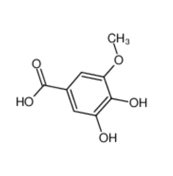 3-O-甲基没食子酸,3,4-DIHYDROXY-5-METHOXYBENZOIC ACID