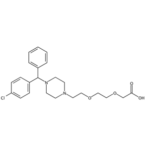 西替利嗪杂质,2-[2-[2-[4-[(4-Chlorophenyl)phenylmethyl]-1-piperazinyl]ethoxy]ethoxy]acetic acid