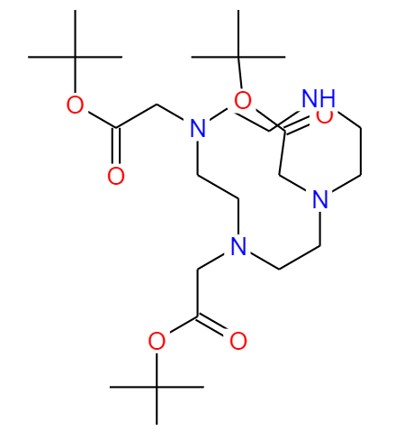 1,4,7,10-四氮杂环十二烷-1,4,7-三乙酸三叔丁酯,tert-butyl 2-[4,7-bis[2-[(2-methylpropan-2-yl)oxy]-2-oxoethyl]-1,4,7,10-tetrazacyclododec-1-yl]acetate