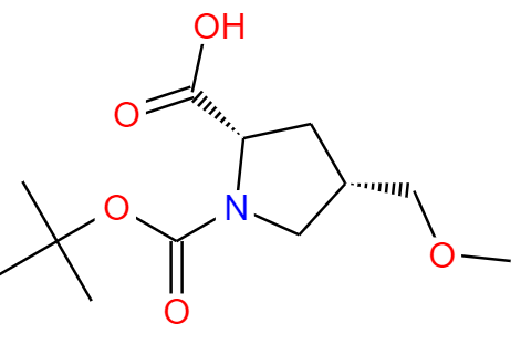 (2S,4S)-1-(叔丁氧羰基)-4-(甲氧甲基)吡咯啉-2-羧酸,(2S,4S)-1-(tert-butoxycarbonyl)-4-(MethoxyMethyl)pyrrolidine-2-carboxylic acid