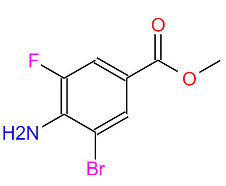 甲基 4-氨基-3-溴-5-氟苯甲酸甲酯,Methyl 4-amino-3-bromo-5-fluorobenzoate