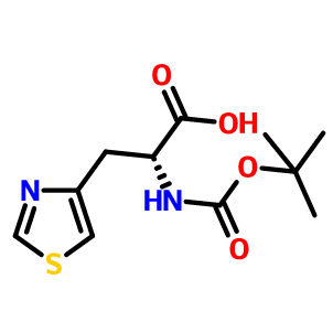 N-Boc-3-(4-噻唑基)-D-丙氨酸,N-Boc-3-(4-thiazolyl)-D-alanine