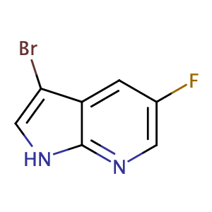 3-溴-5-氟-1H-吡咯并[2,3-b]吡啶,3-Bromo-5-fluoro-1H-pyrrolo[2,3-b]pyridine