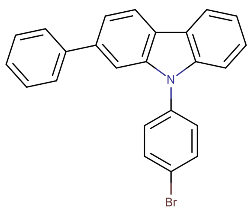 9-(4-溴苯基)-2-苯基咔唑,9-(4-Bromophenyl)-2-phenyl-Carbazole