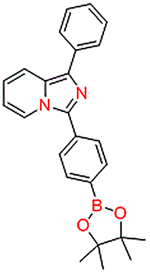 1-苯基-3-（4-（4,4,5,5-四甲基-1,3,2-二氧杂环戊硼烷-2-基）苯基）咪唑并[1,5-a]吡啶,1-Phenyl-3-(4-(4,4,5,5-tetramethyl-1,3,2-dioxaborolan-2-yl)phenyl)imidazo[1,5-a]pyridine