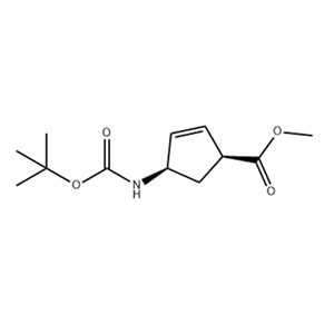 (1S,4R)-4 -(叔丁氧羰基氨基)-环戊-2-烯基-1-甲酸甲酯