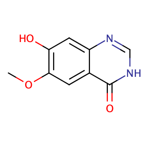 6-甲氧基-7-羟基喹唑啉-4-酮,7-Hydroxy-6-methoxy-3,4-dihydroquinazolin-4-one